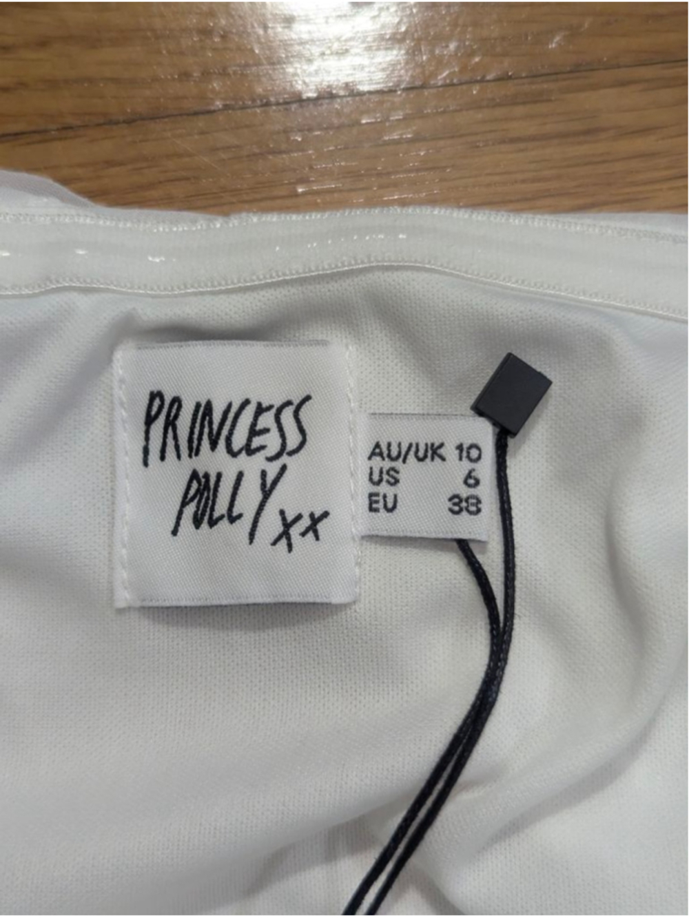 Princess Polly White Lars Strapless Mini Dress Size 6 - Picture 4 of 10